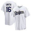 Kdoa LA.Dodgers #16 Will Smith Player Gold White 2026 Collection Stadium Game Stitched Jerseys