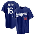Kdoa LA.Dodgers #16 Will Smith Player Royal Game Home Stitched Jerseys