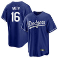 Kdoa LA.Dodgers #16 Will Smith Player Royal Game Stitched Jerseys