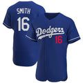 Kdoa LA.Dodgers #16 Will Smith Player Royal Limited Elite Home Stitched Jerseys