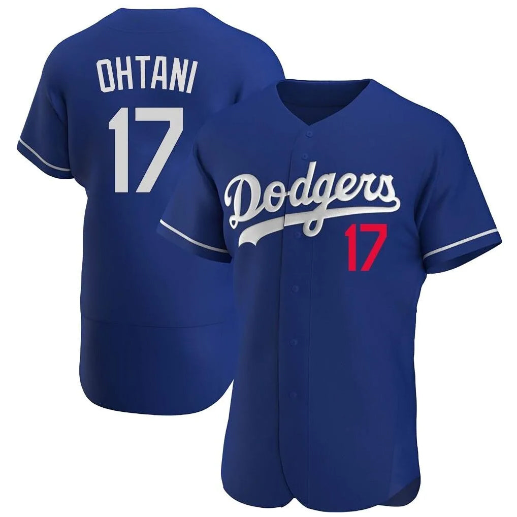 Kdoa LA.Dodgers #17 Shohei Ohtani Player Royal Limited Elite Home Stitched Jerseys