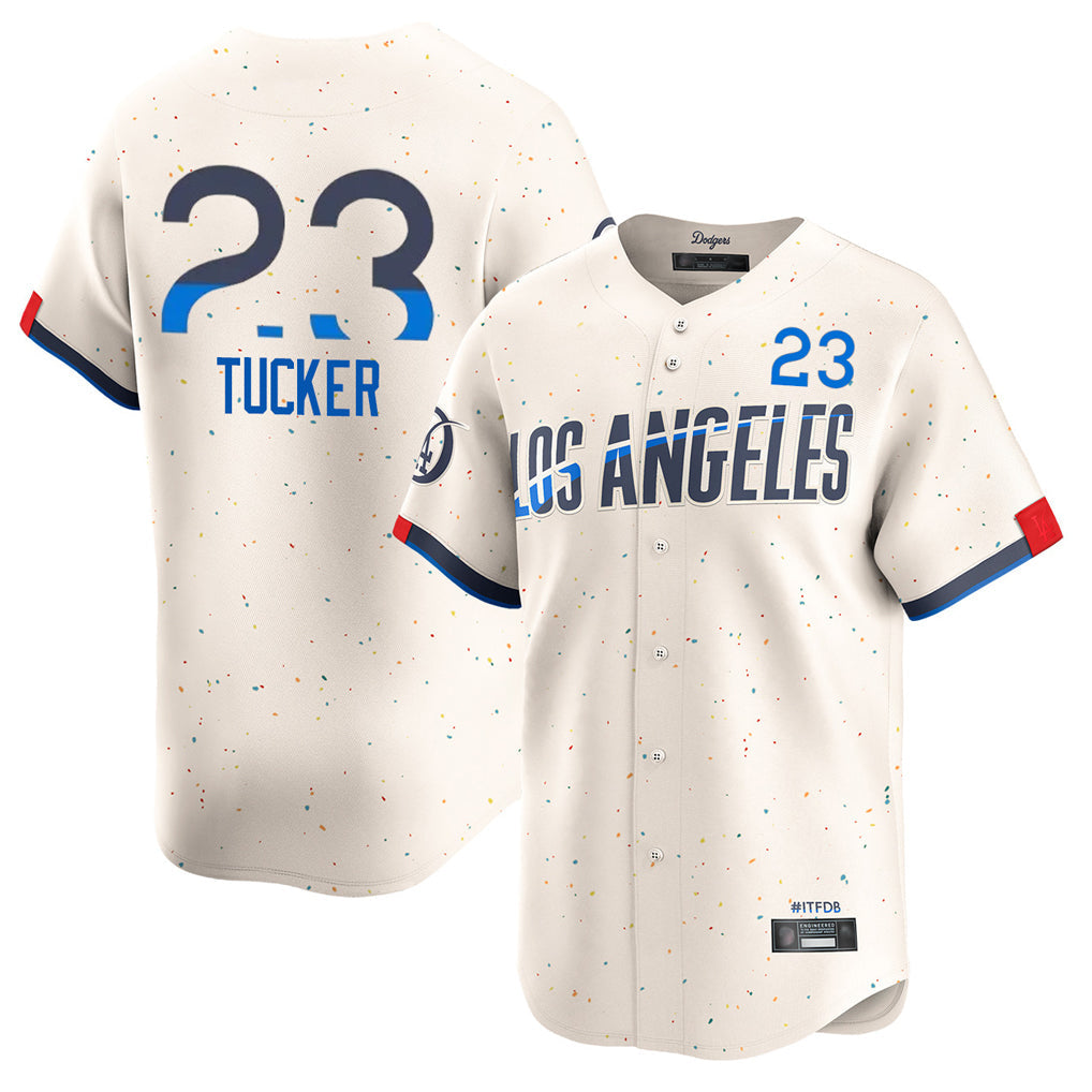 Kdoa LA.Dodgers #23 Kyle Tucker Player Cream City Connect Limited Home Stitched Jerseys