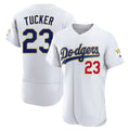 Kdoa LA.Dodgers #23 Kyle Tucker Player Gold White 2026 Collection Stadium Limited Elite Stitched Jerseys