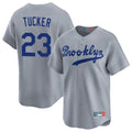 Kdoa LA.Dodgers #23 Kyle Tucker Player Gray Game Limited Home Stitched Jerseys