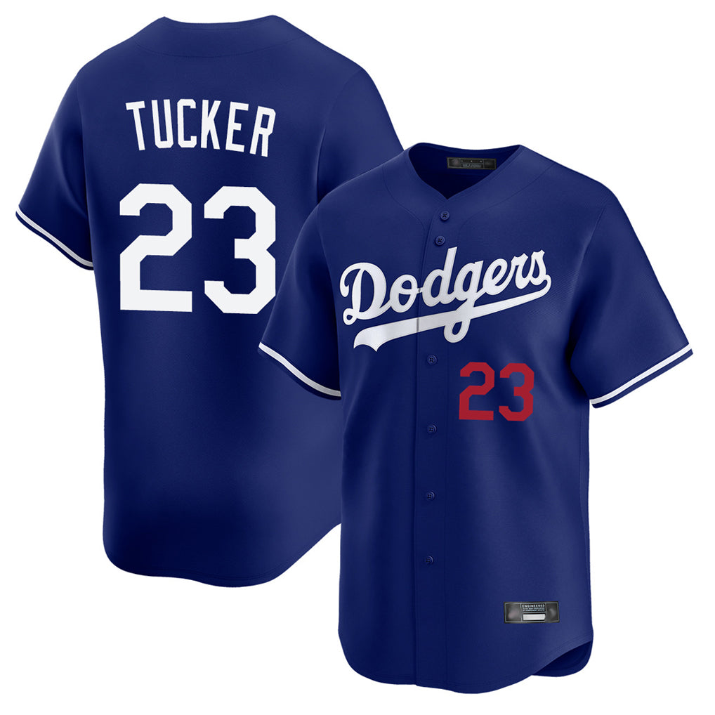 Kdoa LA.Dodgers #23 Kyle Tucker Player Royal Limited Home Stitched Jerseys