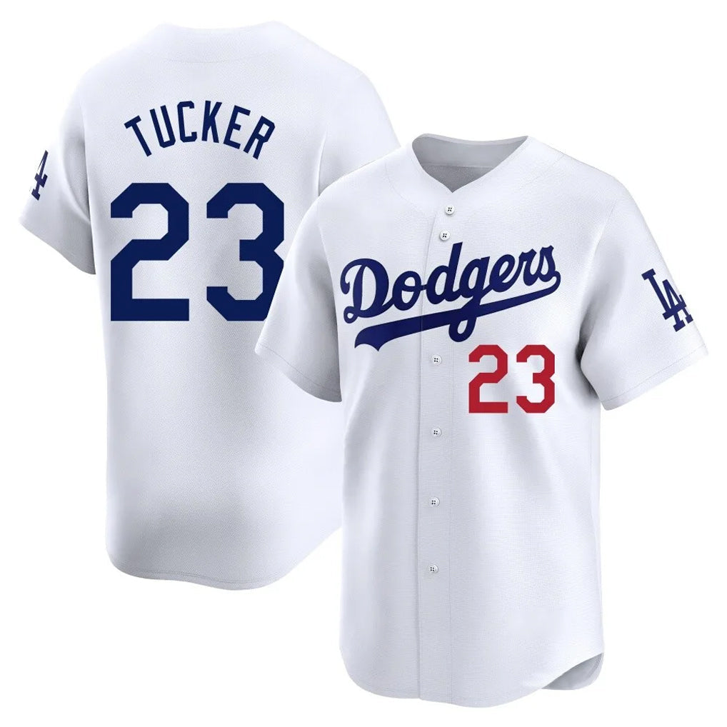 Kdoa LA.Dodgers #23 Kyle Tucker Player White Limited Home Stitched Jerseys