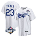Kdoa LA.Dodgers #23 Kyle Tucker Player White World Series Game Home Stitched Jerseys