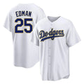 Kdoa LA.Dodgers #25 Tommy Edman Player Gold White 2026 Collection Stadium Game Stitched Jerseys