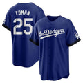 Kdoa LA.Dodgers #25 Tommy Edman Player Royal City Connect Home Game Stitched Jerseys