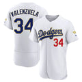 Kdoa LA.Dodgers #34 Fernando Valenzuela Player Gold White 2026 Collection Stadium Limited Elite Stitched Jerseys