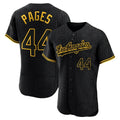 Kdoa LA.Dodgers #44 Andy Pages Player Black Snake Skin City Limited Elite Home Stitched Jerseys