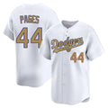 Kdoa LA.Dodgers #44 Andy Pages Player Gold Collection Limited Home Stitched Jerseys