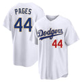 Kdoa LA.Dodgers #44 Andy Pages Player Gold White 2026 Collection Stadium Limited Stitched Jerseys