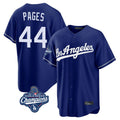 Kdoa LA.Dodgers #44 Andy Pages Player Royal World Series Meet Game Stitched Jerseys