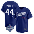 Kdoa LA.Dodgers #44 Andy Pages Player Royal World Series Meet Limited Home Stitched Jerseys