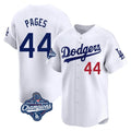 Kdoa LA.Dodgers #44 Andy Pages Player White World Series Meet Limited Home Stitched Jerseys