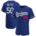 Kdoa LA.Dodgers #50 Mookie Betts Player Royal Limited Elite Home Stitched Jerseys