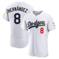Kdoa LA.Dodgers #8 Enrique Hern?¡ì?¨¦ndez Player Gold White 2026 Collection Stadium Limited Elite Stitched Jerseys