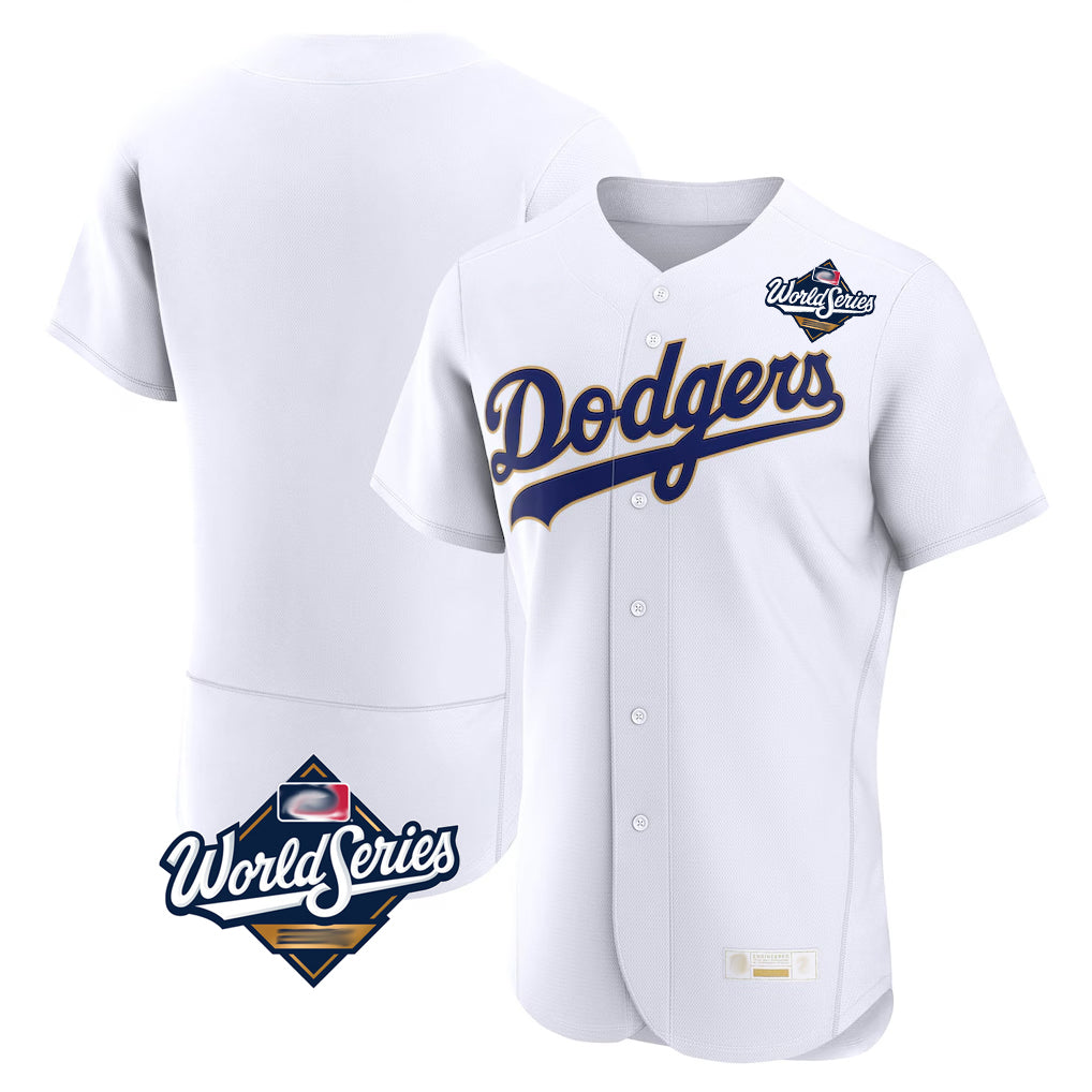 Kdoa LA.Dodgers Blank Player Gold White 2026 Collection Stadium Limited Elite World Series Stitched Jerseys