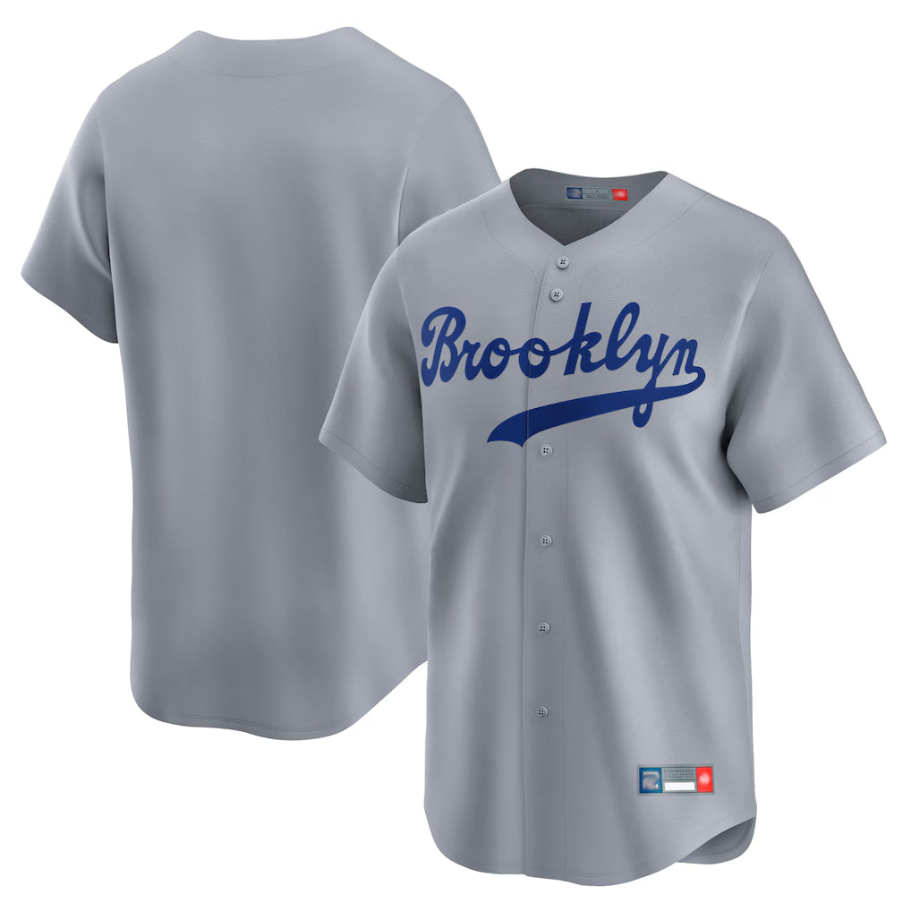 Kdoa LA.Dodgers Blank Player Gray Game Limited Home Stitched Jerseys