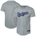 Kdoa LA.Dodgers Blank Player Gray Game Stitched Jerseys