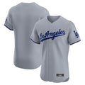 Kdoa LA.Dodgers Blank Player Gray Limited Elite Home Stitched Jerseys