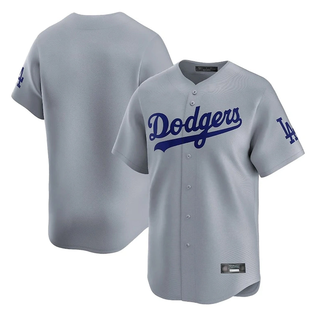 Kdoa LA.Dodgers Blank Player Gray Limited Home Stitched Jerseys