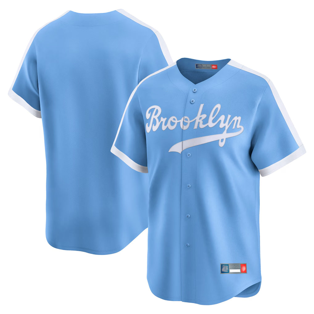 Kdoa LA.Dodgers Blank Player Light Blue Cooperstown Collection Limited Stitched Jerseys