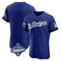 Kdoa LA.Dodgers Blank Player Royal City Connect Elite Home World Series Meet Stitched Jerseys