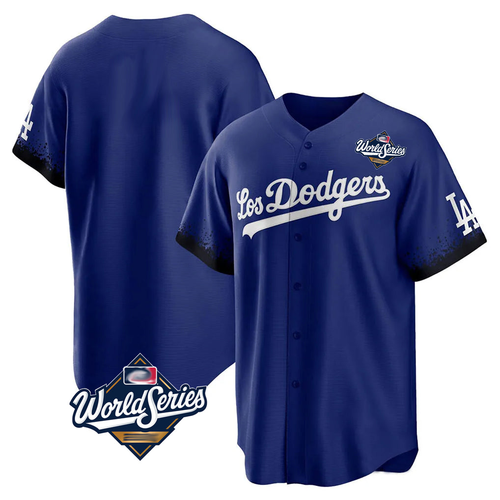 Kdoa LA.Dodgers Blank Player Royal City Connect Home Game World Series Stitched Jerseys
