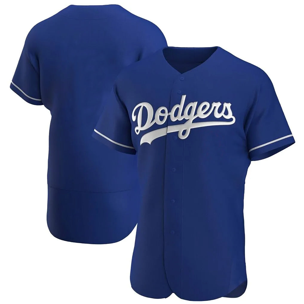 Kdoa LA.Dodgers Blank Player Royal Limited Elite Home Stitched Jerseys