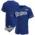 Kdoa LA.Dodgers Blank Player Royal Limited Elite Home World Series Stitched Jerseys