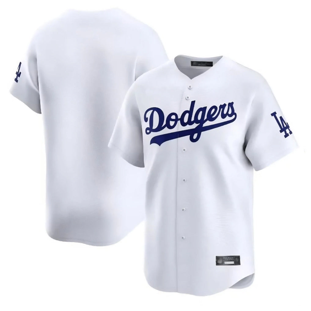 Kdoa LA.Dodgers Blank Player White Limited Home Stitched Jerseys