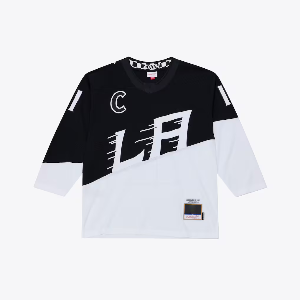 Kdoa LA.Kings #11 Anze Kopitar Mitchell & Ness Black 2020 Power Play Jerseys