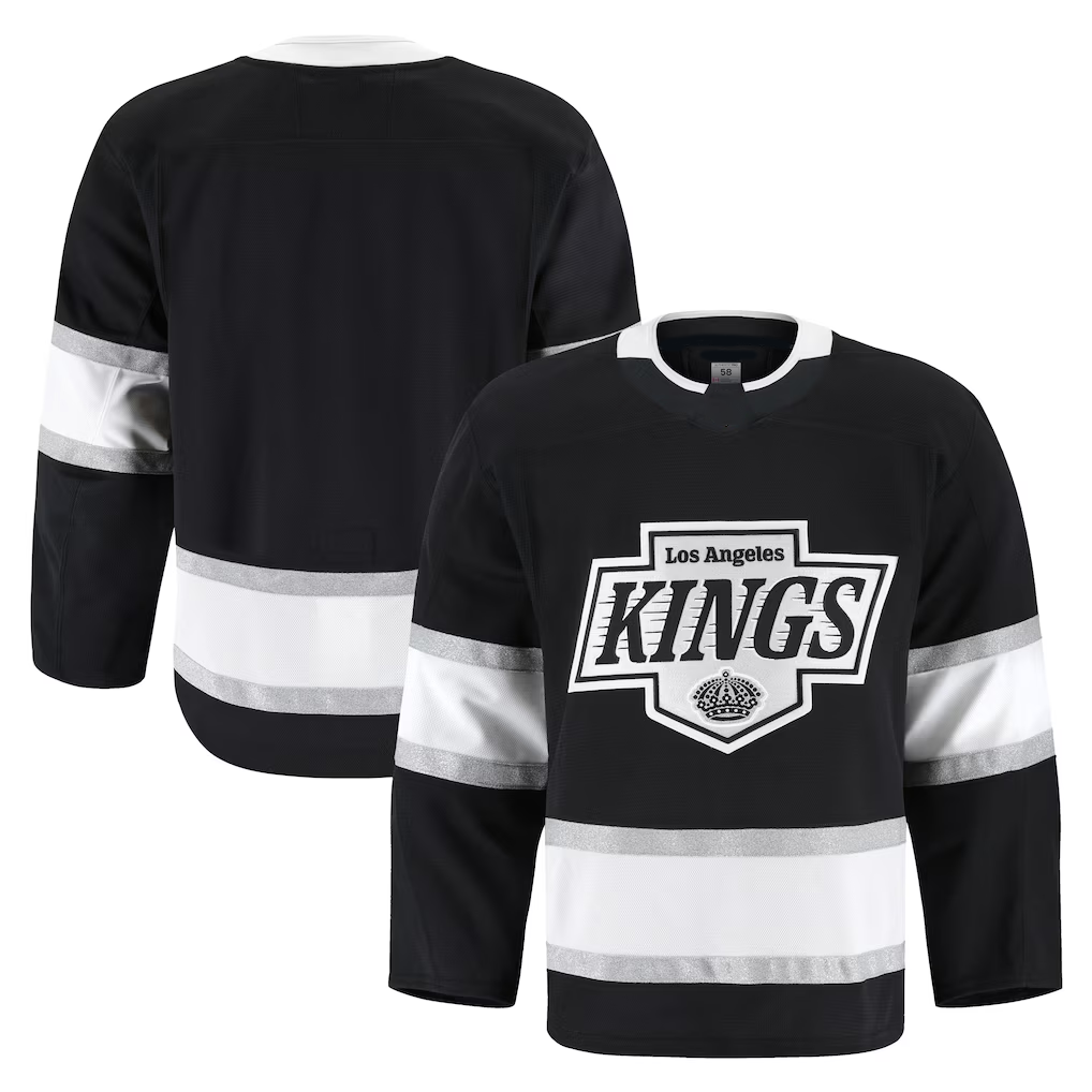 Kdoa LA.Kings Black Home Authentic Pro Jerseys