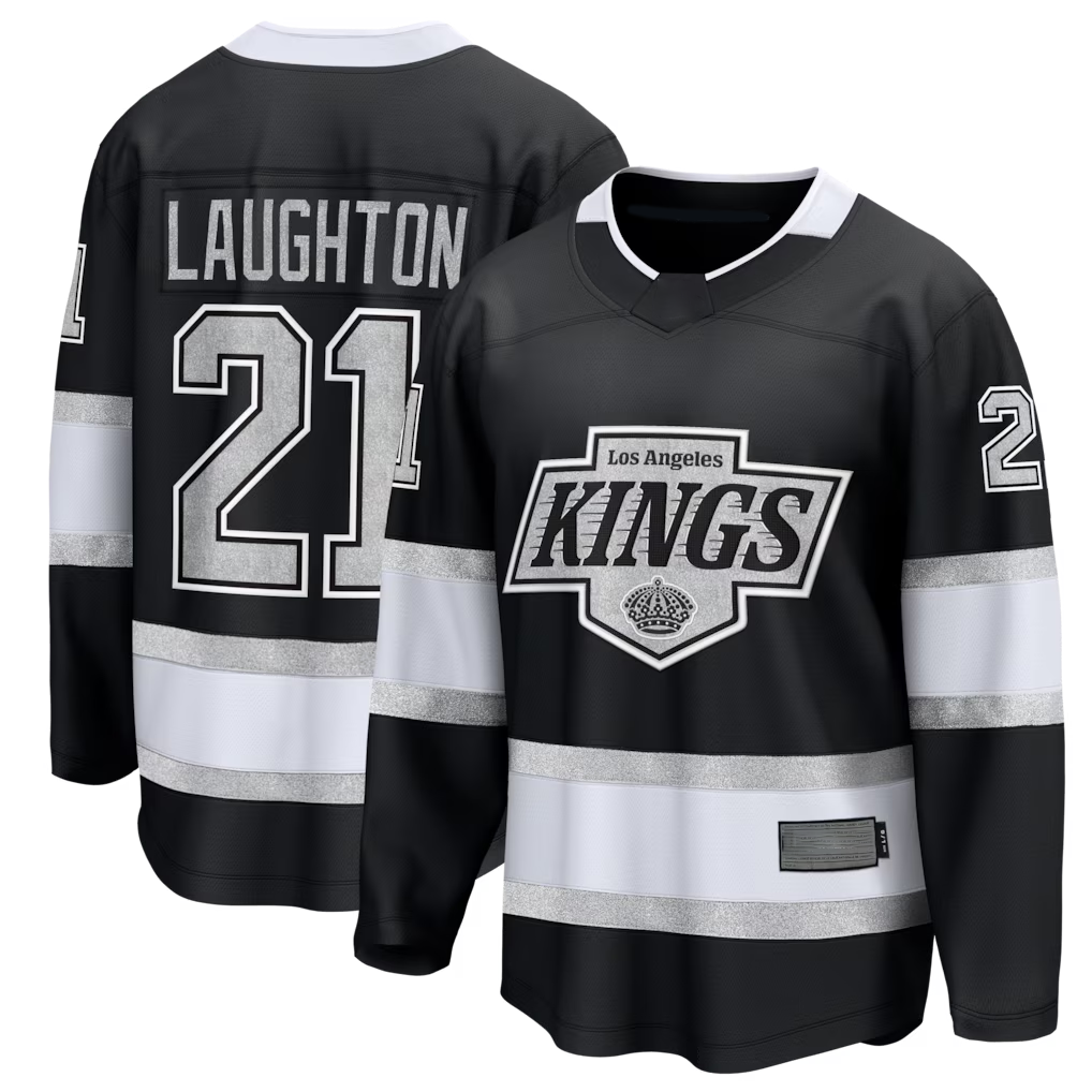 Kdoa LA.Kings #21 Scott Laughton Black Home Breakaway Jerseys