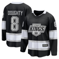 Kdoa LA.Kings #8 Drew Doughty Black Home Premier Breakaway Player Jerseys