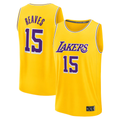Kdoa LA.Lakers #15 Austin Reaves Gold Fast Break Replica Stitched Jerseys - Icon Edition