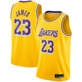 Kdoa LA.Lakers #23 LeBron James Gold Swingman Player Stitched Jerseyss - Icon Edition