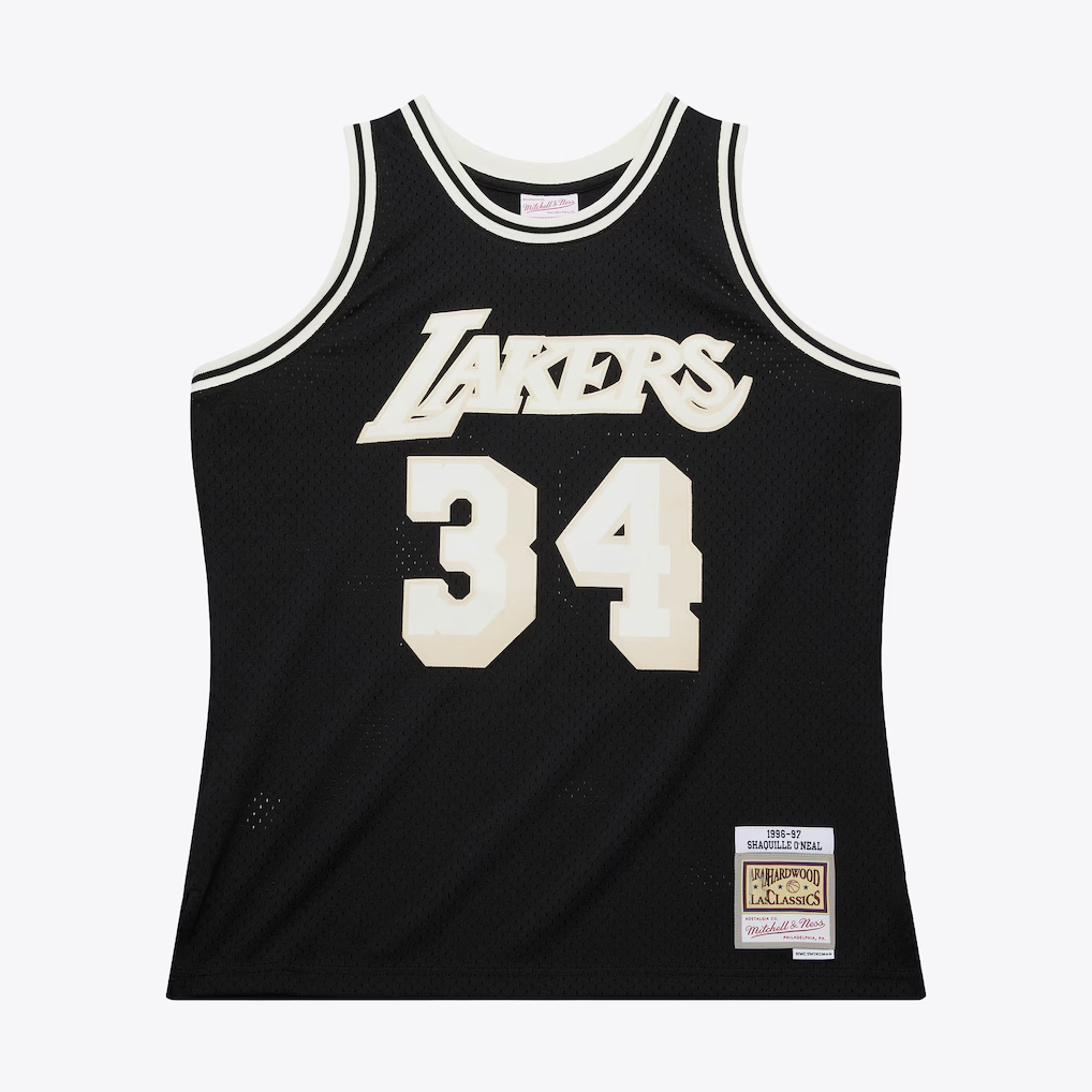 Kdoa LA.Lakers #34 Steve Nash Mitchell & Ness Off Court Swingman Stitched Jerseys