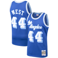 Kdoa LA.Lakers #44 Jerry West Mitchell & Ness Royal Hardwood Classics Swingman Stitched Jerseys