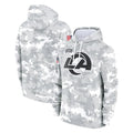 Kdoa LA.Rams Arctic Camo Salute to Service Hoodies Limited Game Blank Player Stitched Jerseys