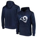 Kdoa LA.Rams Navy Pullover Hoodie Limited Game Blank Player Stitched Jerseys