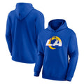 Kdoa LA.Rams Royal LOGO Pullover Hoodie Limited Game Blank Player Stitched Jerseys