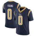 Kdoa LA.Rams #0 Byron Young Player Navy Limited Vapor Untouchable Home Game Stitched Jerseys