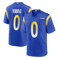 Kdoa LA.Rams #0 Byron Young Player Royal Home Game Stitched Jerseys