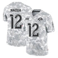 Kdoa LA.Rams #12 Puka Nacua Player Arctic Camo Salute To Service Limited Game Stitched Jerseys