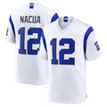 Kdoa LA.Rams #12 Puka Nacua Player Fearsome White Home Game Stitched Jerseys