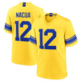 Kdoa LA.Rams #12 Puka Nacua Player Gold Classic Sol Home Game Stitched Jerseys