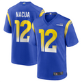 Kdoa LA.Rams #12 Puka Nacua Royal Game Player Jersey American Stitched Jerseys